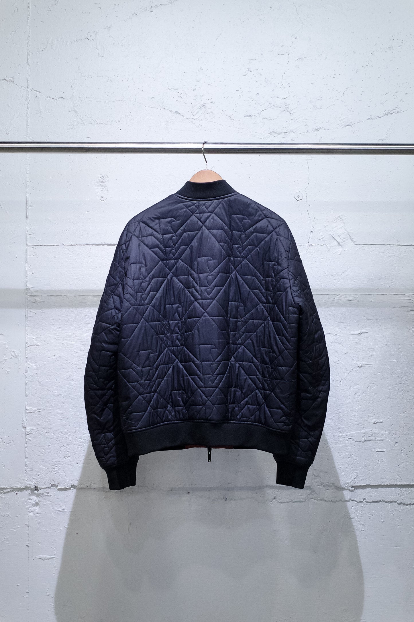 2000`S EMPORIO ARMANI SITITCHED REVERSIBLE BOMBER JACKET