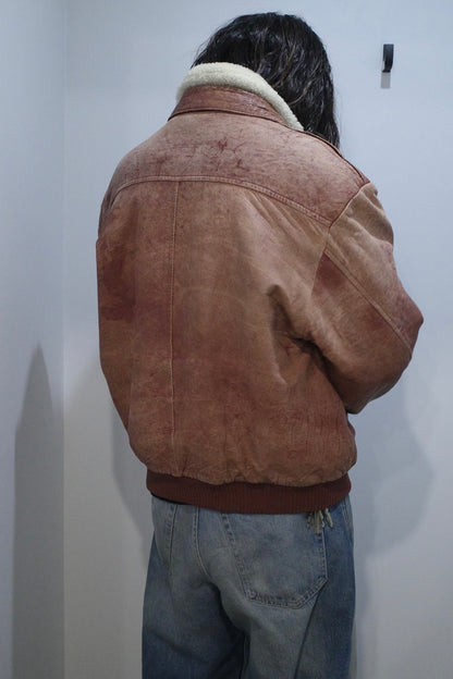 1985 A/W C.P. COMPANY LEATHER FLIGHT JACKET