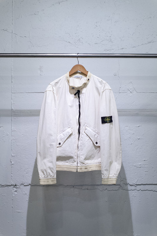 2006`S STONE ISLAND OFF WHITE THICK COTTON JACKET