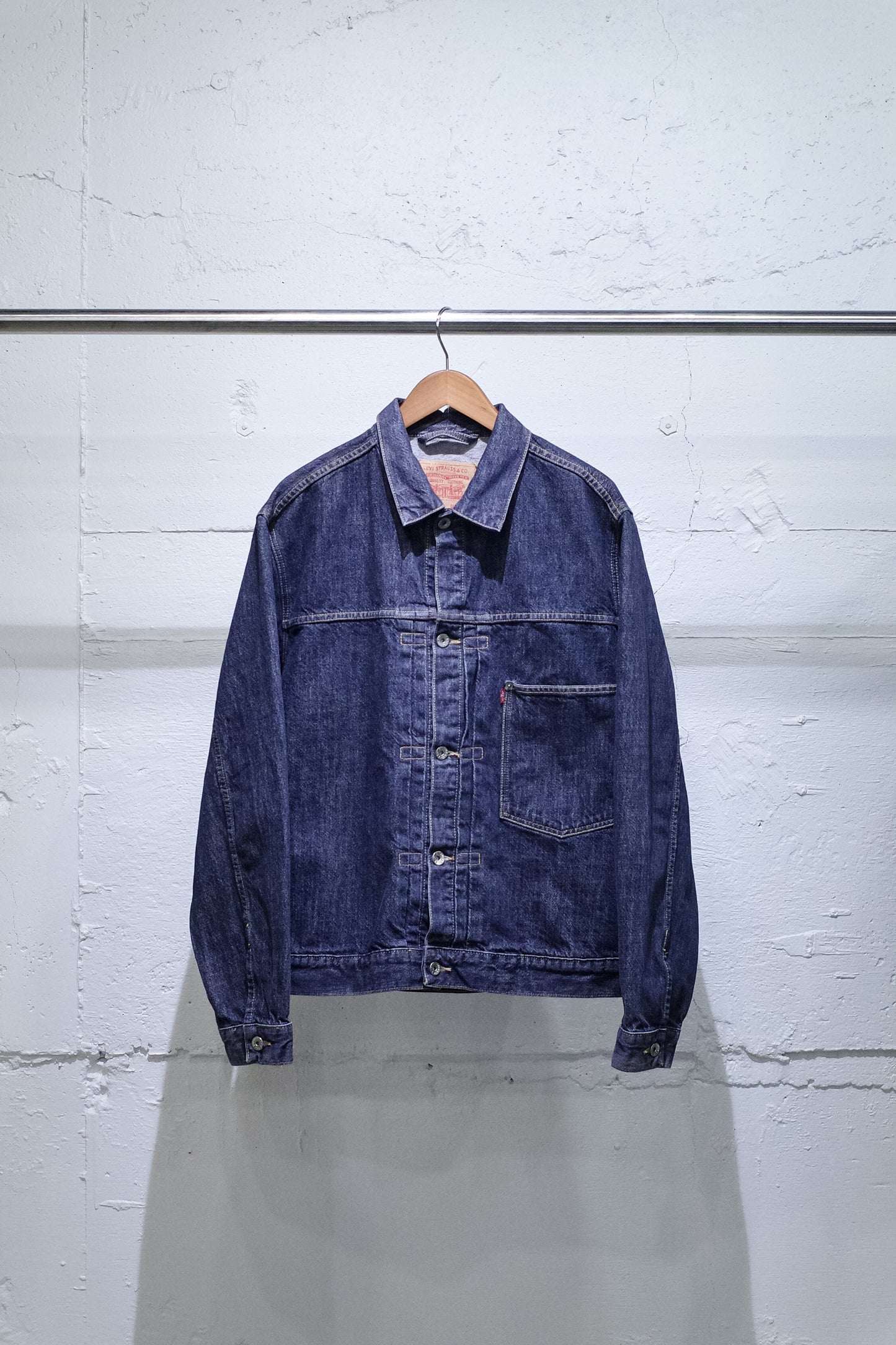 EURO LEVI`S "70501" `1ST TYPE` DENIM JACKET  "L"SIZE -6