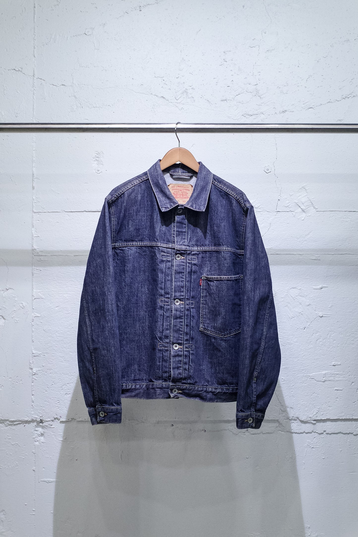 EURO LEVI`S "70501" `1ST TYPE` DENIM JACKET  "L"SIZE -5