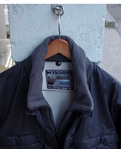 1980`S - 1990`S MISSONI SPROTS FLEECE LINED JACKET