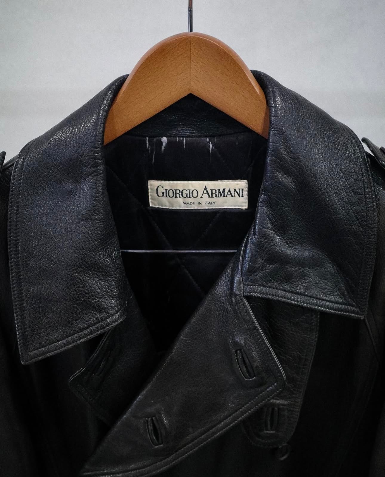 1980`S GIORGIO ARMANI M38 MOTORCYCLE COAT