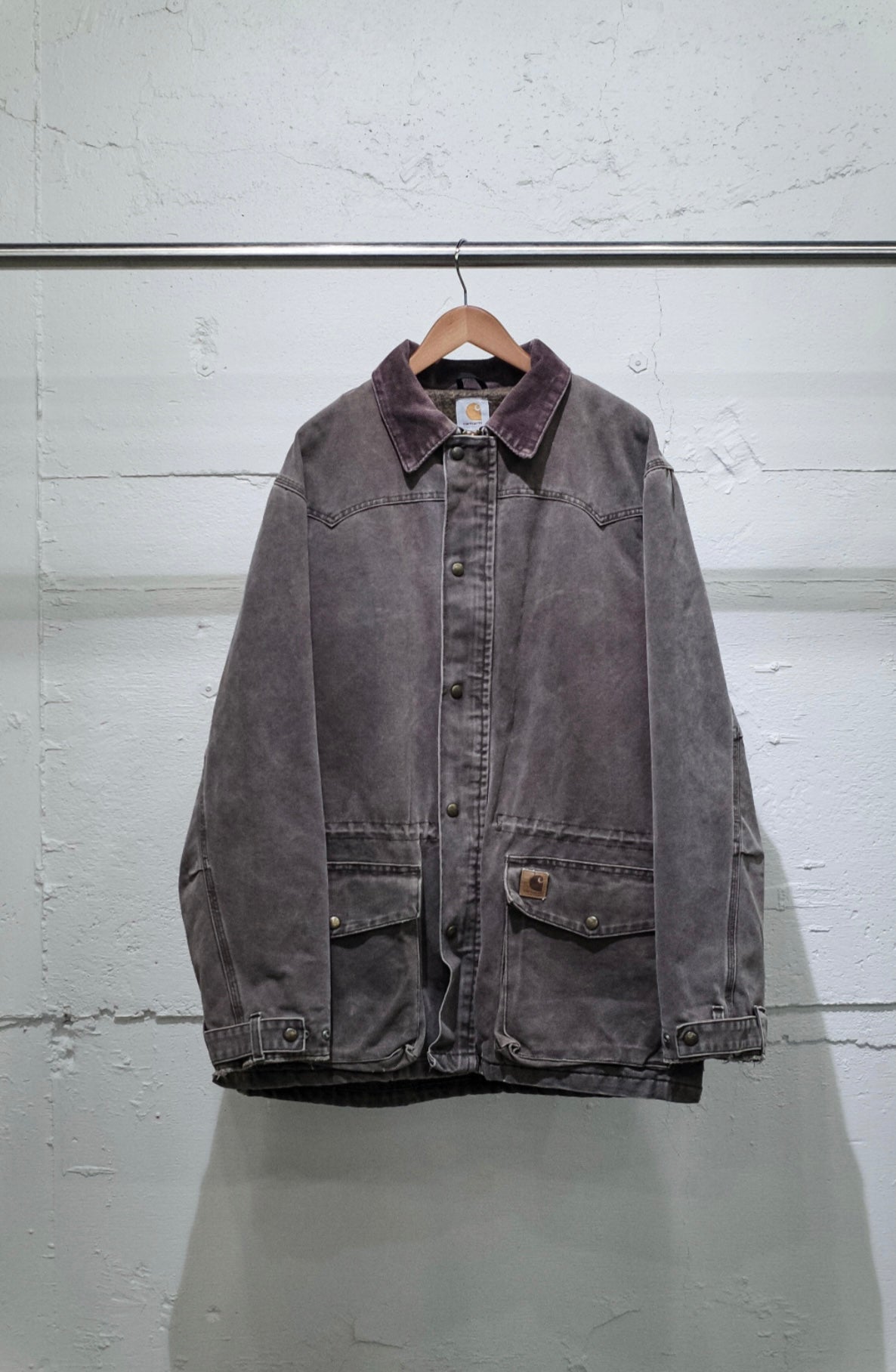 1990`S CARHARTT WESTERN YOKE MIDDLE JACKET