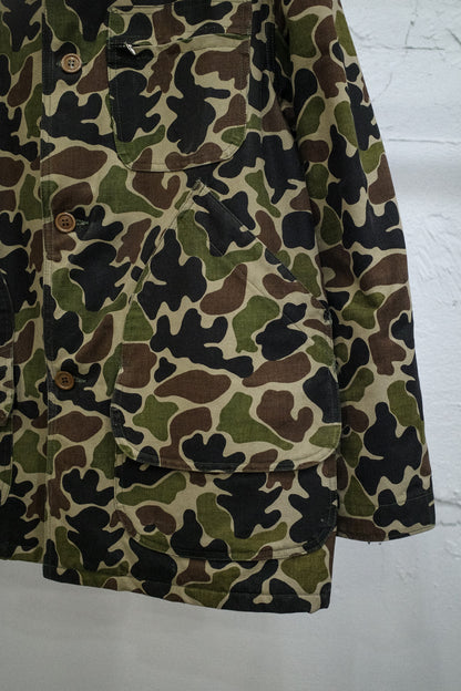 1990`S L.L. BEAN DUCK HUNTER CAMO HUNTING JACKET