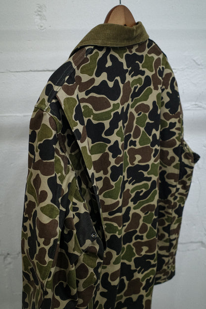 1990`S L.L. BEAN DUCK HUNTER CAMO HUNTING JACKET