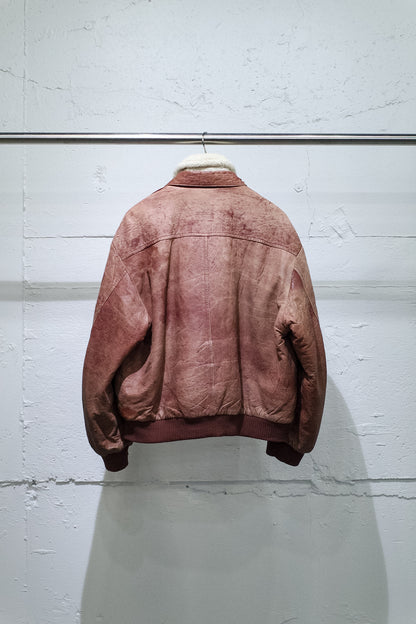 1985 A/W C.P. COMPANY LEATHER FLIGHT JACKET