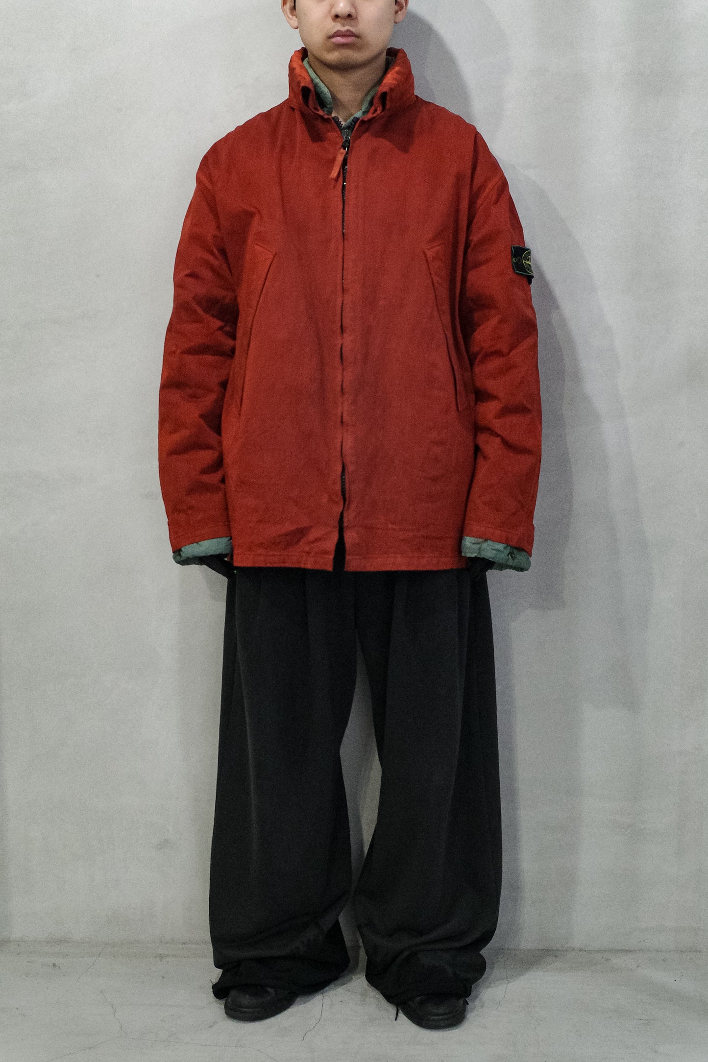 1995`AW STONE ISLAND "RASO GOMMATO" JACKET