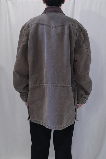 1990`S CARHARTT WESTERN YOKE MIDDLE JACKET