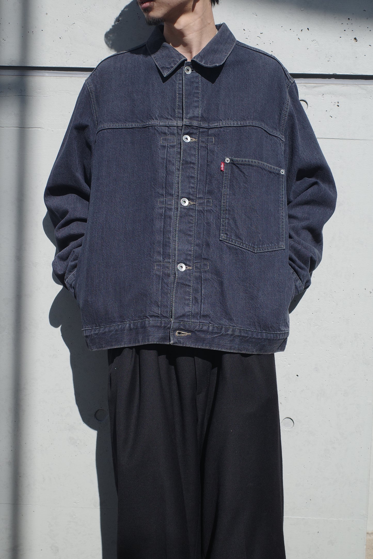 EURO LEVI'S "70501" '1ST TYPE' DENIM JACKET "L"SIZE