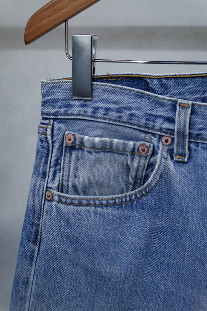 LEVI'S 501 INDIGO DENIM PANTS "MADE IN USA" 表記 W33 / L30 実寸 W32 / L29 -1