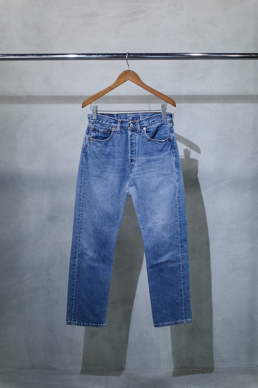 LEVI'S 501 INDIGO DENIM PANTS "MADE IN UK" 表記 W31 / L30 実寸 W30 / L29 -2