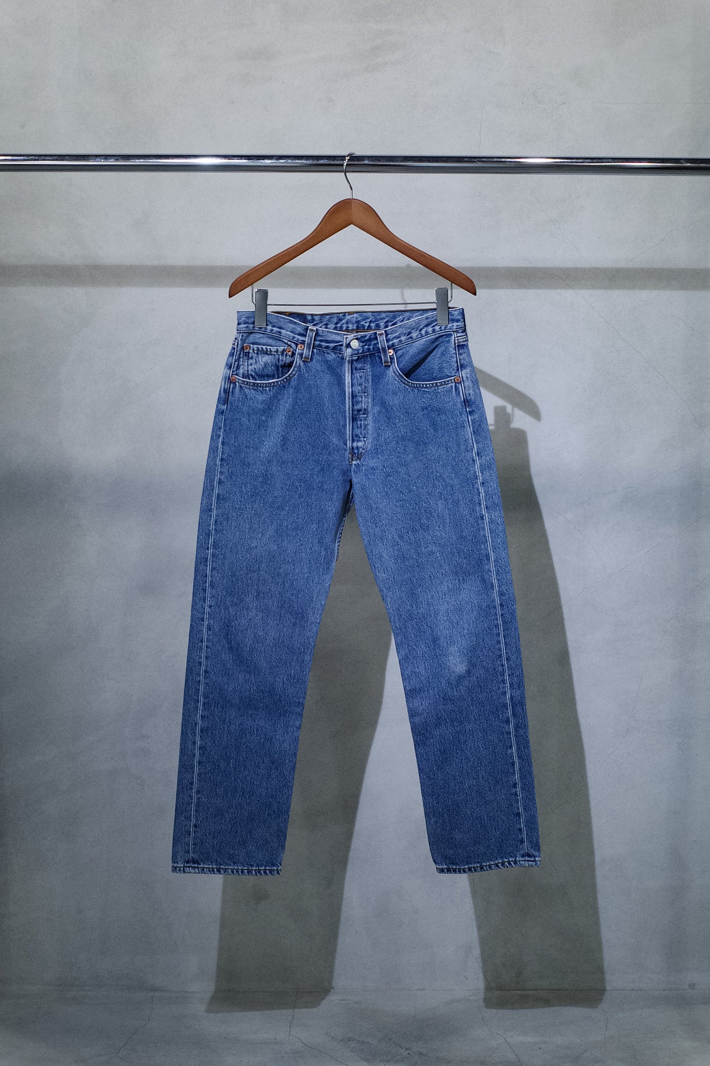 LEVI'S 501 INDIGO DENIM PANTS "MADE IN CANADA" 表記 W32 / L30 実寸 W31 / L29 -３