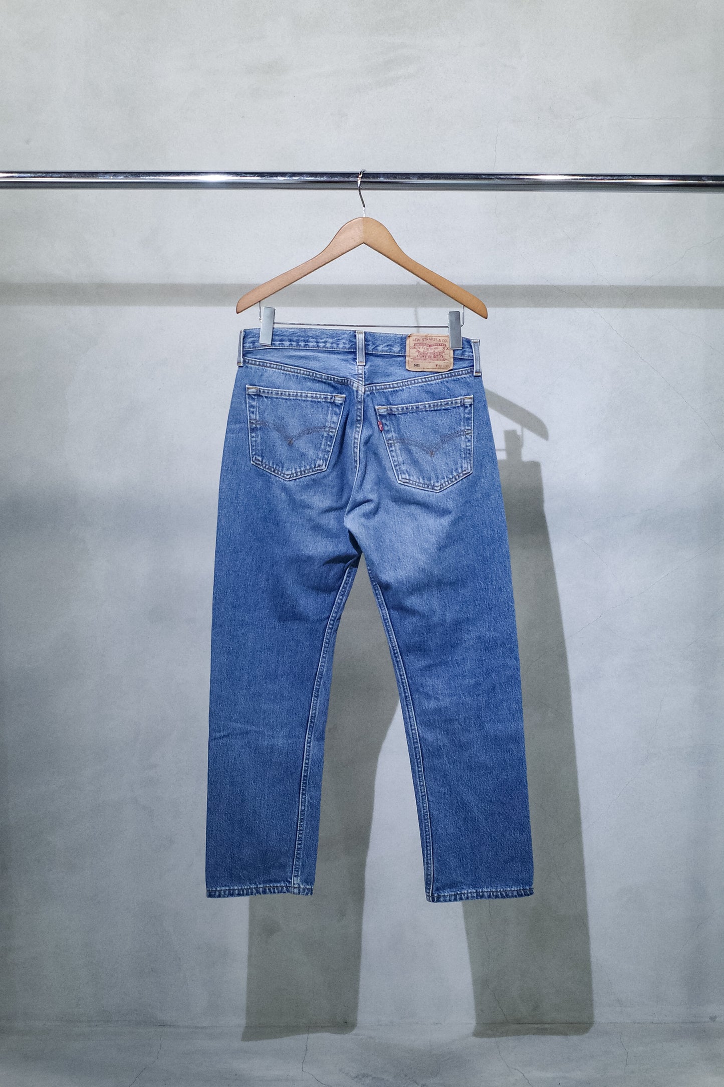 LEVI'S 501 INDIGO DENIM PANTS "MADE IN UK" 表記 W32 / L30 実寸 W31 / L29 -4