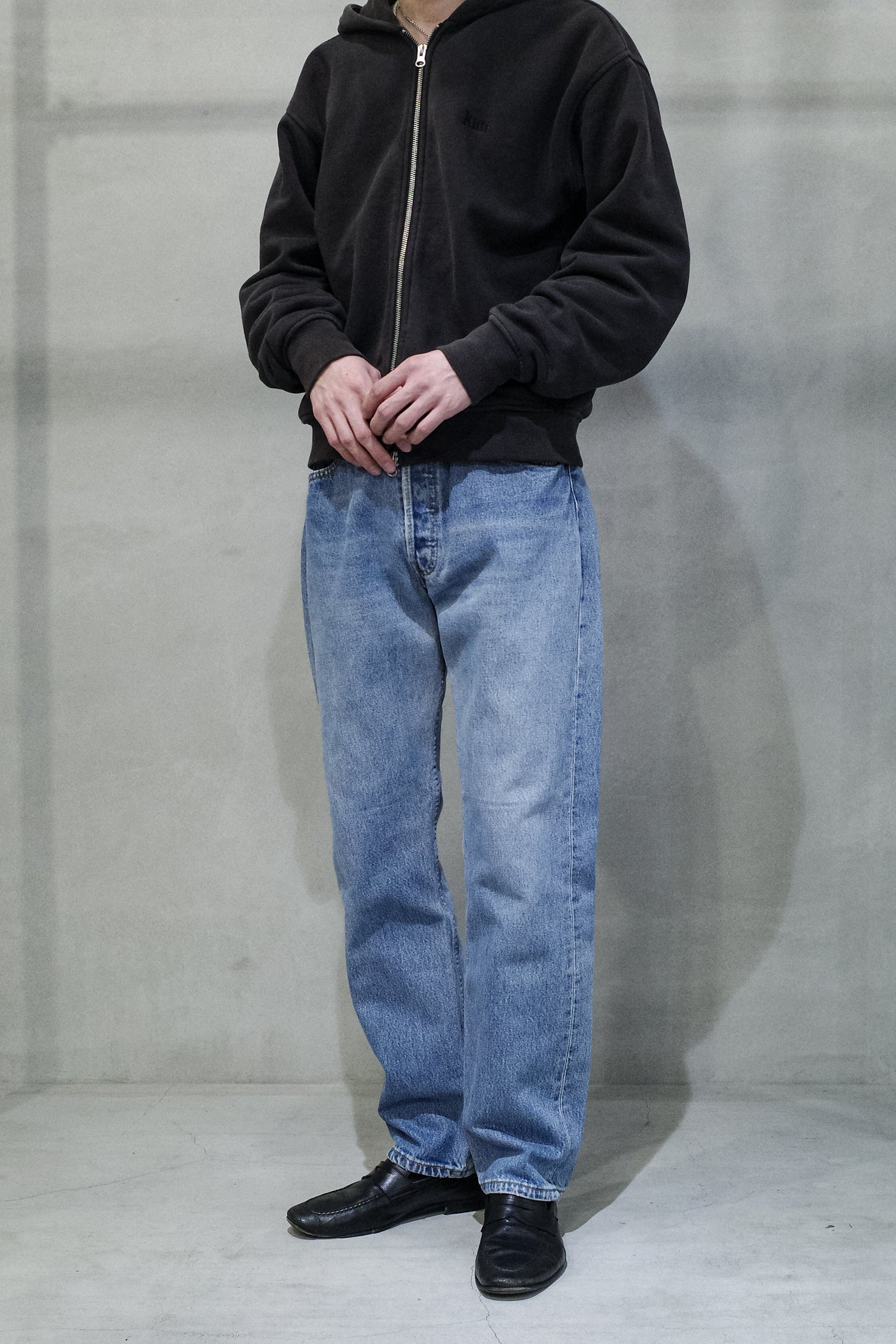 LEVI'S 501 INDIGO DENIM PANTS "MADE IN UK" 表記 W31 / L30 実寸 W30 / L29 -2