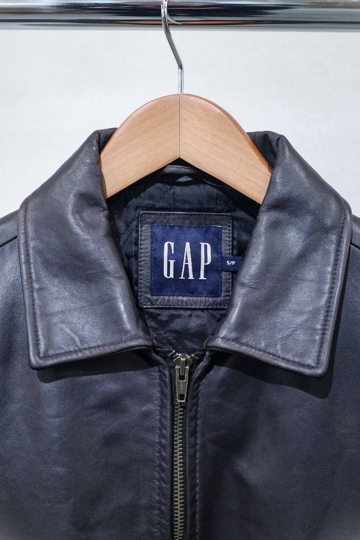 1990'S OLD GAP LEATHER JACKET