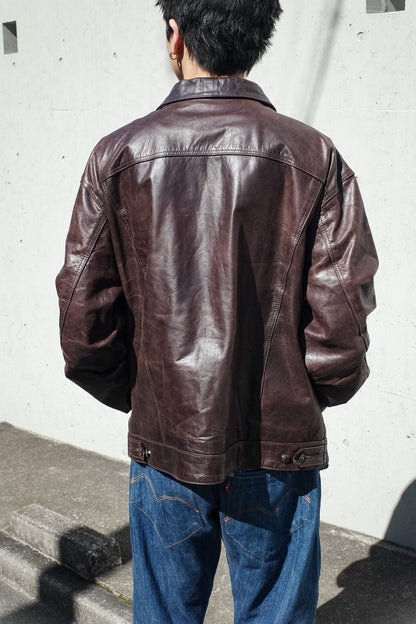 1990'S OLD GAP LEATHER JACKET