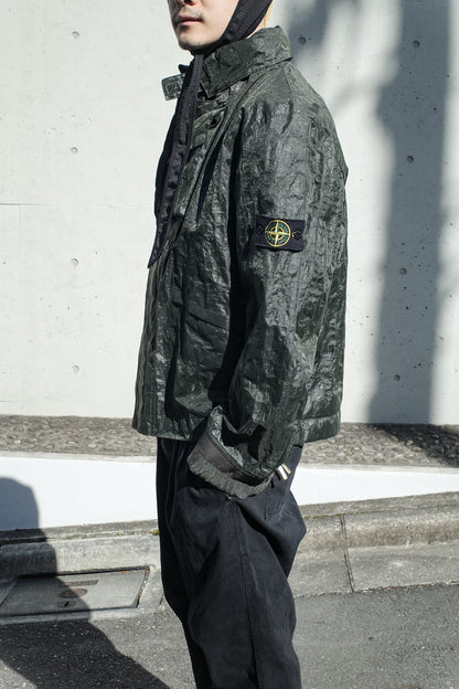 2000'S STONE ISLAND NYLON PAPER LAMINATED JACKET