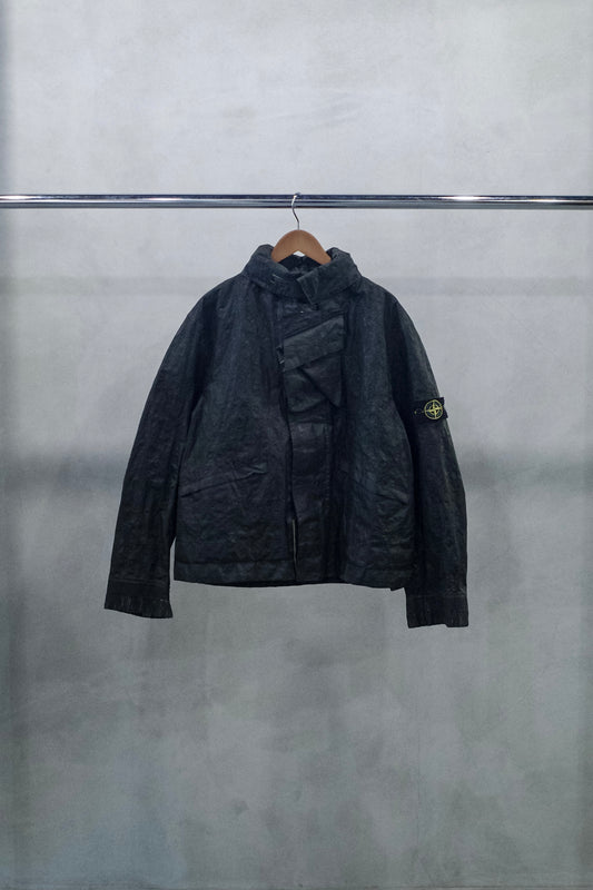 2000'S STONE ISLAND NYLON PAPER LAMINATED JACKET