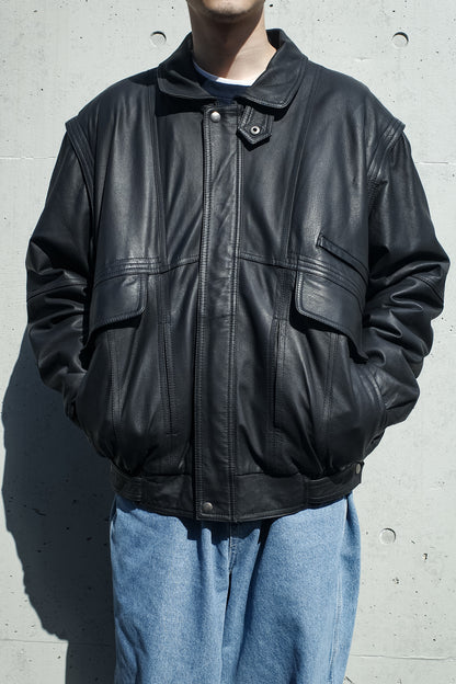 OLD LAKELAND A-2 TYPE LEATHER JACKET