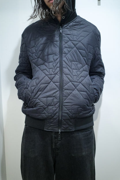 2000`S EMPORIO ARMANI SITITCHED REVERSIBLE BOMBER JACKET