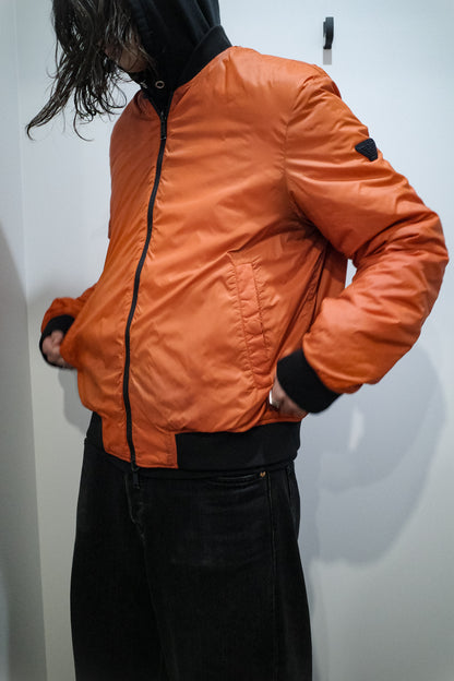 2000`S EMPORIO ARMANI SITITCHED REVERSIBLE BOMBER JACKET