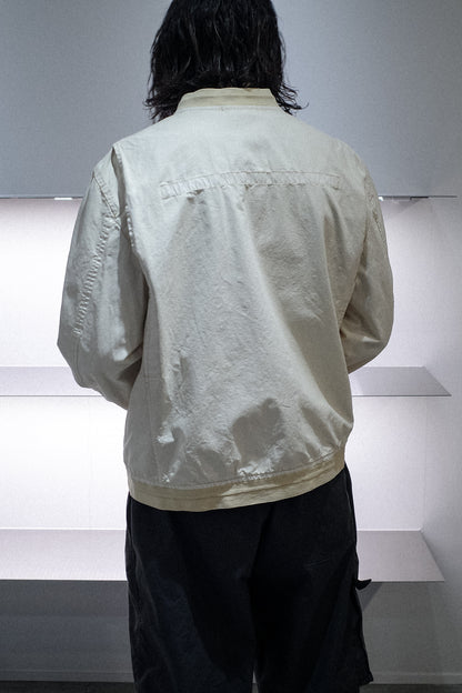 2006`S STONE ISLAND OFF WHITE THICK COTTON JACKET