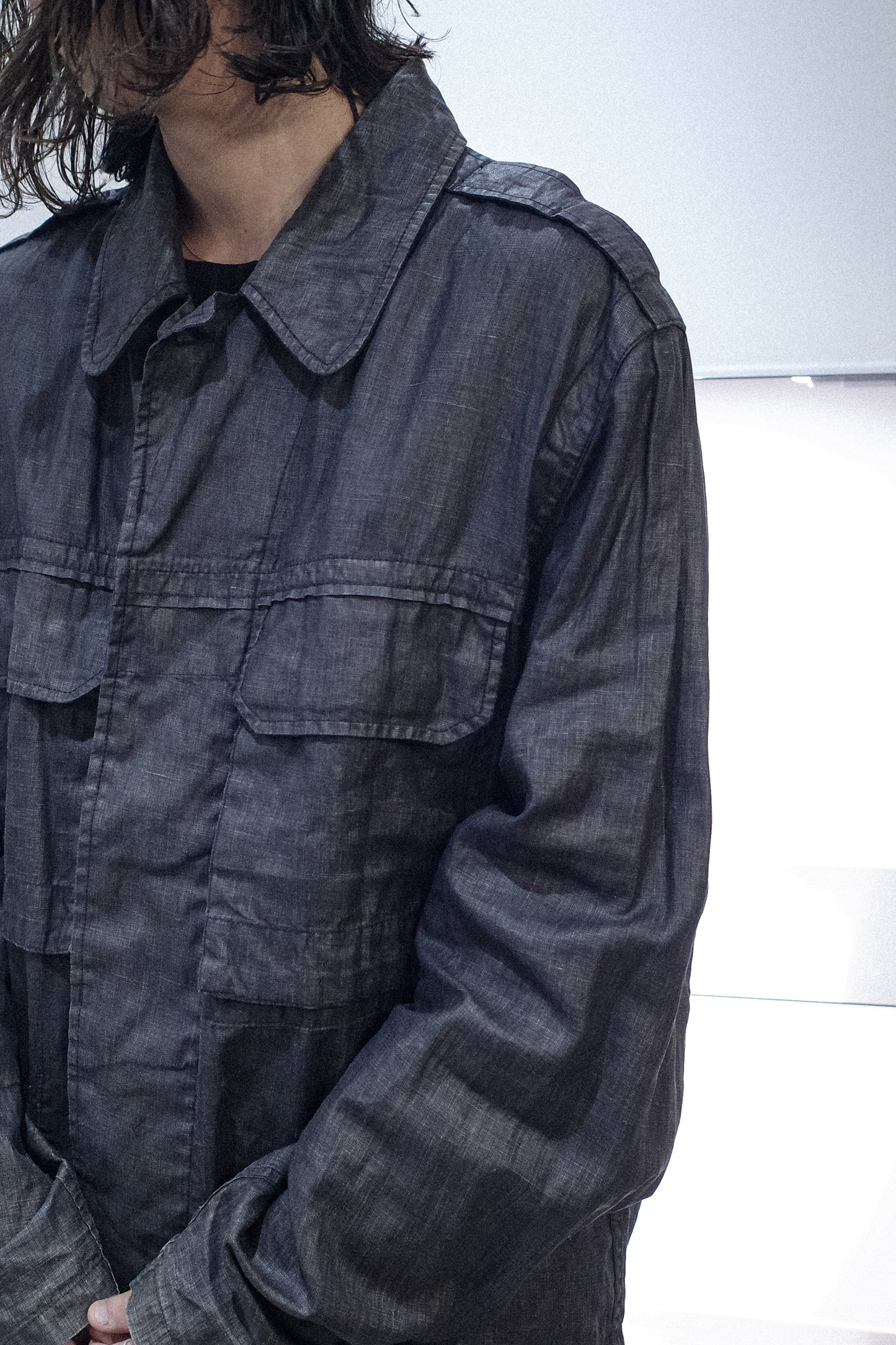 2003'S C.P. COMPANY GARMENT DYE MILITARY SHIRT JACKET