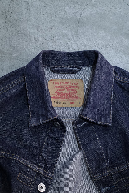 EURO LEVI`S "70501" `1ST TYPE` DENIM JACKET  "S"SIZE -1