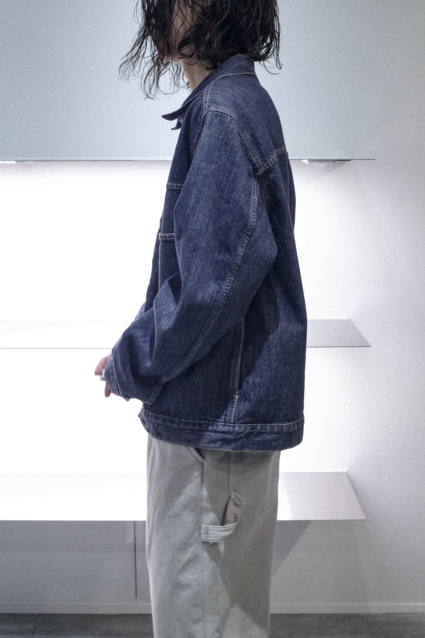 EURO LEVI`S "70501" `1ST TYPE` DENIM JACKET  "L"SIZE -5