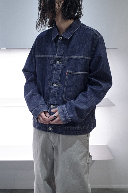 EURO LEVI`S "70501" `1ST TYPE` DENIM JACKET  "L"SIZE -6