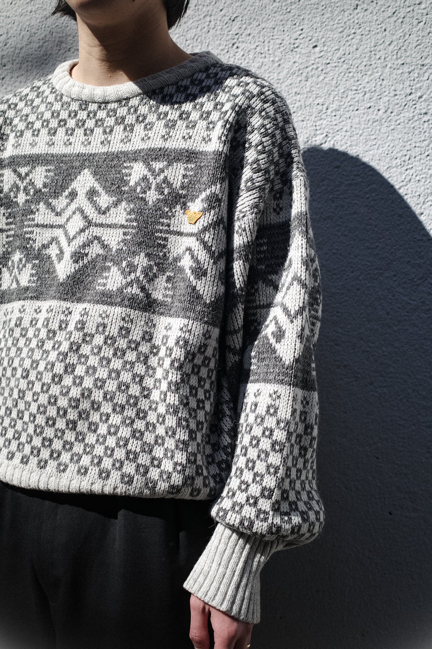 1980`S GIORGIO ARMANI WOOL KNIT JUMPER