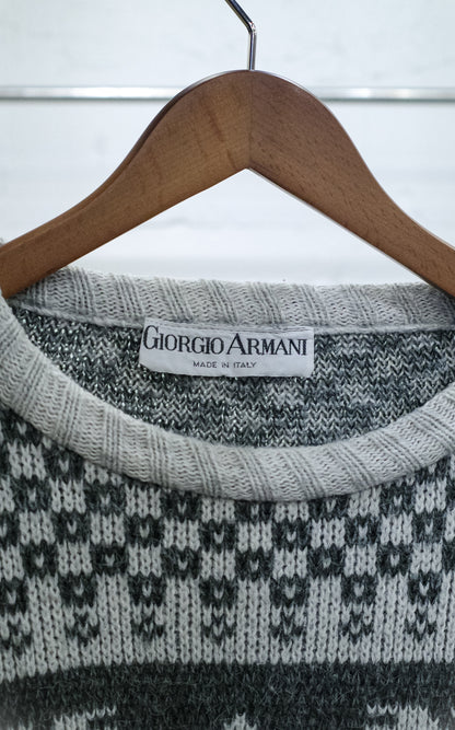 1980`S GIORGIO ARMANI WOOL KNIT JUMPER