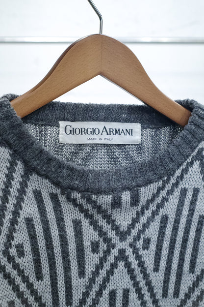 1980`S GIORGIO ARMANI WOOL KNIT JUMPER